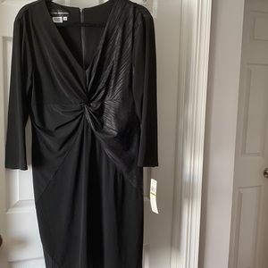 Donna Morgan nice black dress. New and excellent condition.Wear to many events.